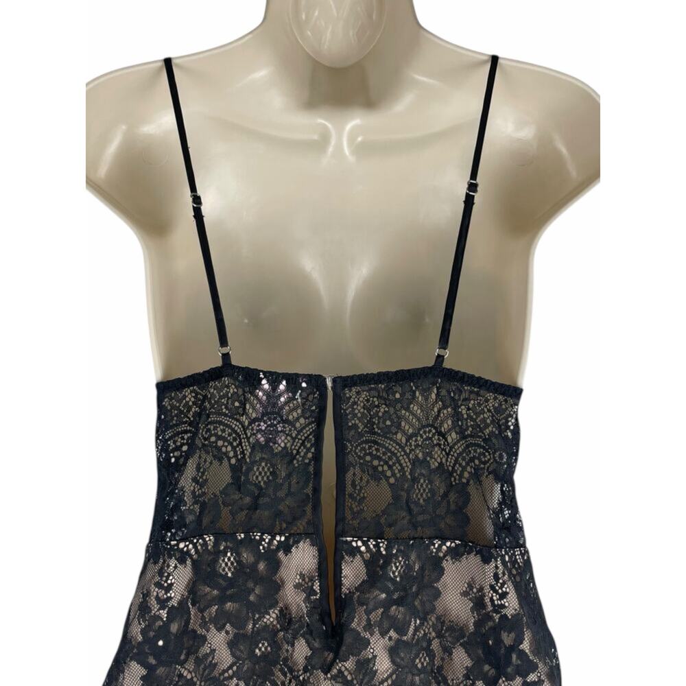 Victoria Secret Dream Angels Lace Slip Dress Lingerie Black Size XS - Picture 7 of 10